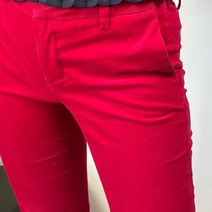 Zara Basic Straight velvet pants with pockets